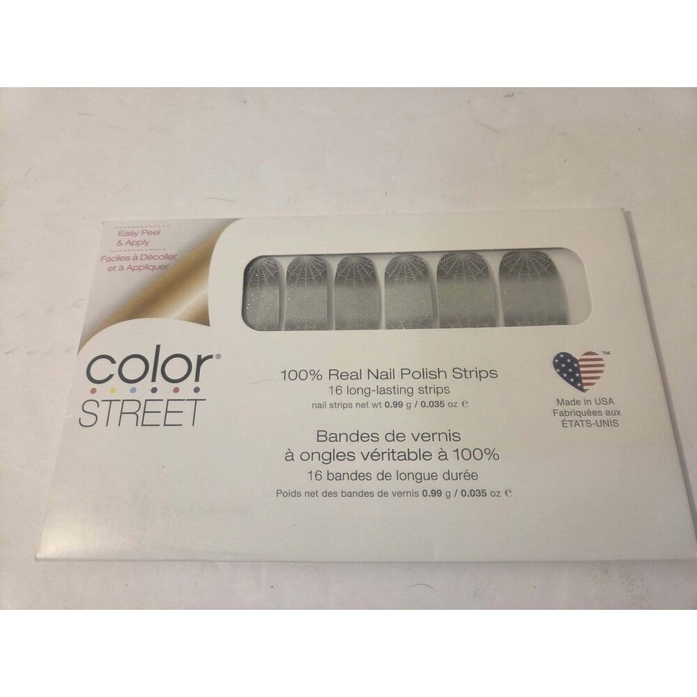 Color Street WATCH YOUR WEB Spider Web Glitter Polish Strips retired!